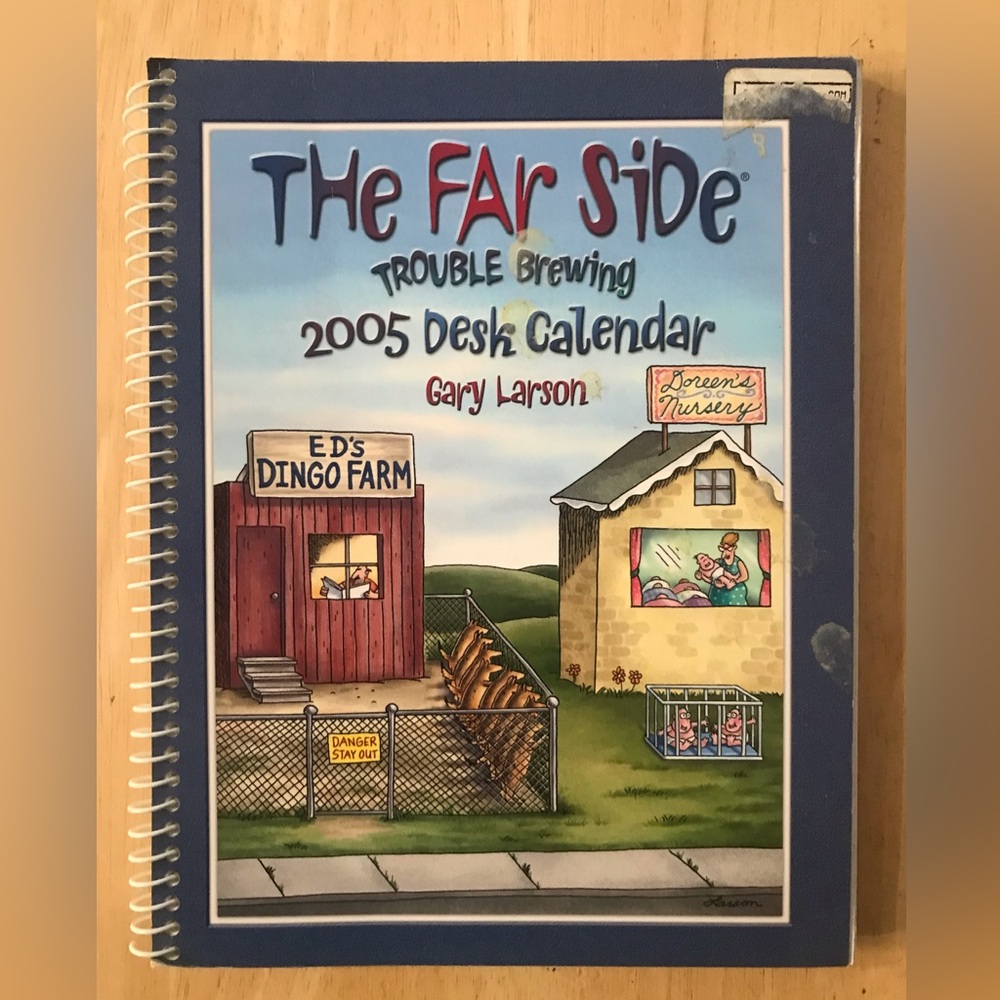 The Far Side 2005 Desk Calendar by Gary Larson - not used